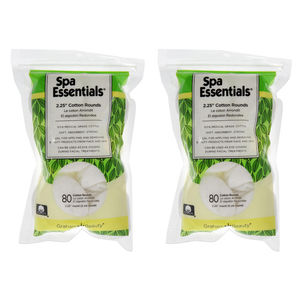 Cotton Rounds - 2.25 - Pack of 2 BY Spa Essentials Women 80 Count Cotton Pads